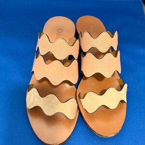 Chloe Lauren Slide Sandal -Maple Pink-Size  37